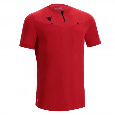 Macron.rs DIENST REFEREE SHIRT BRED/BLK SS,M