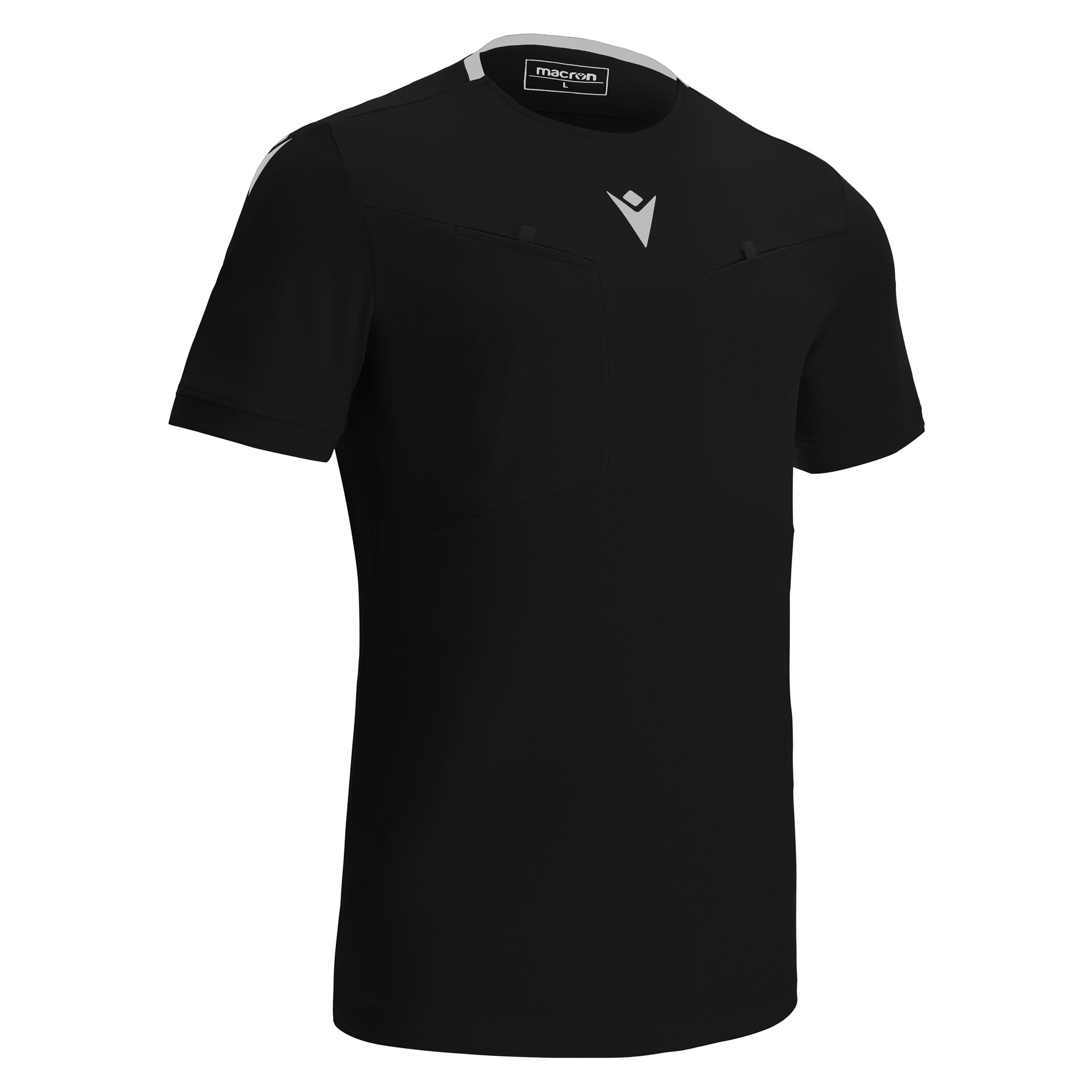 FRISK REFEREE SHIRT BLK/WHT SS,M Macron.rs