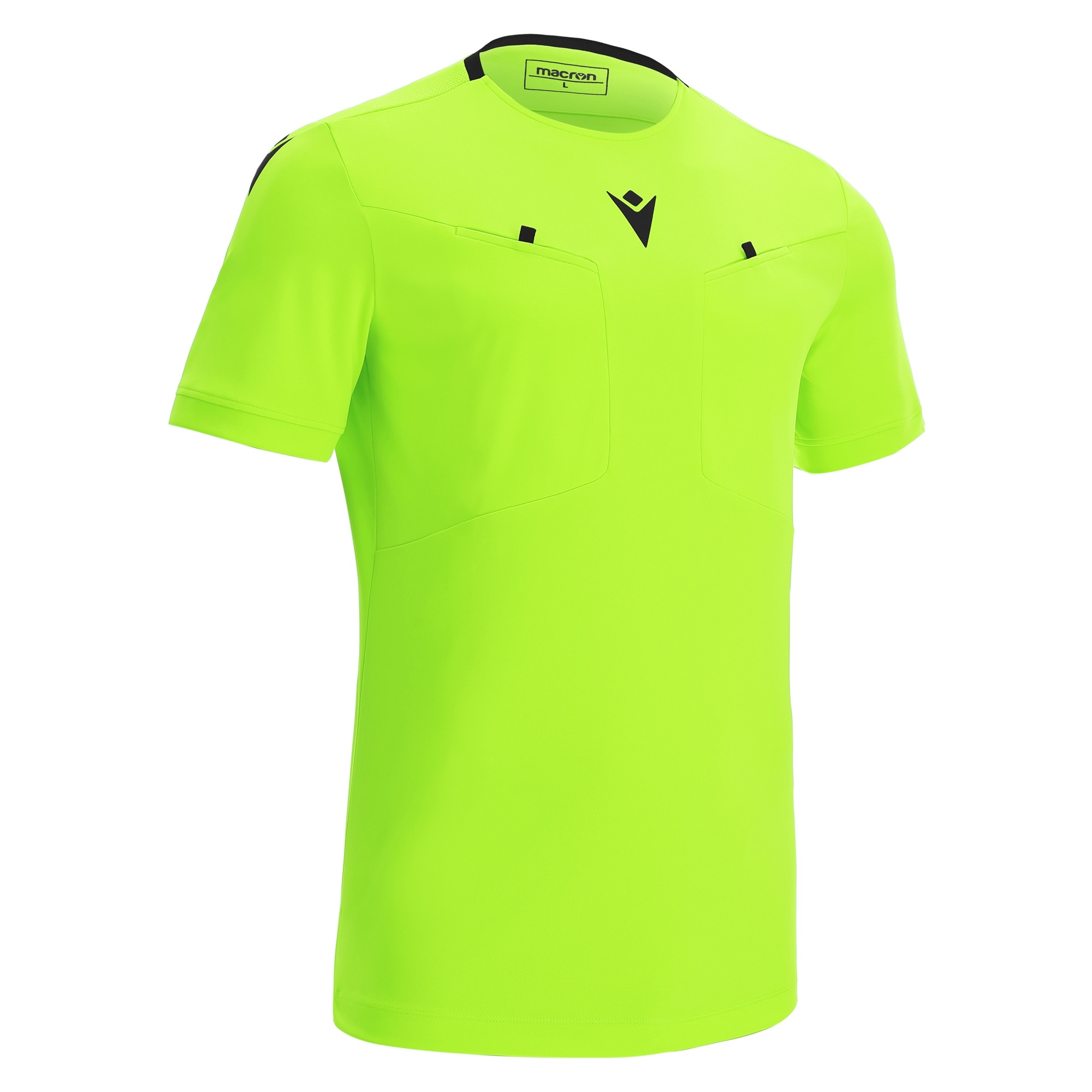 FRISK REFEREE SHIRT NYEL/BLK SS,M Macron.rs