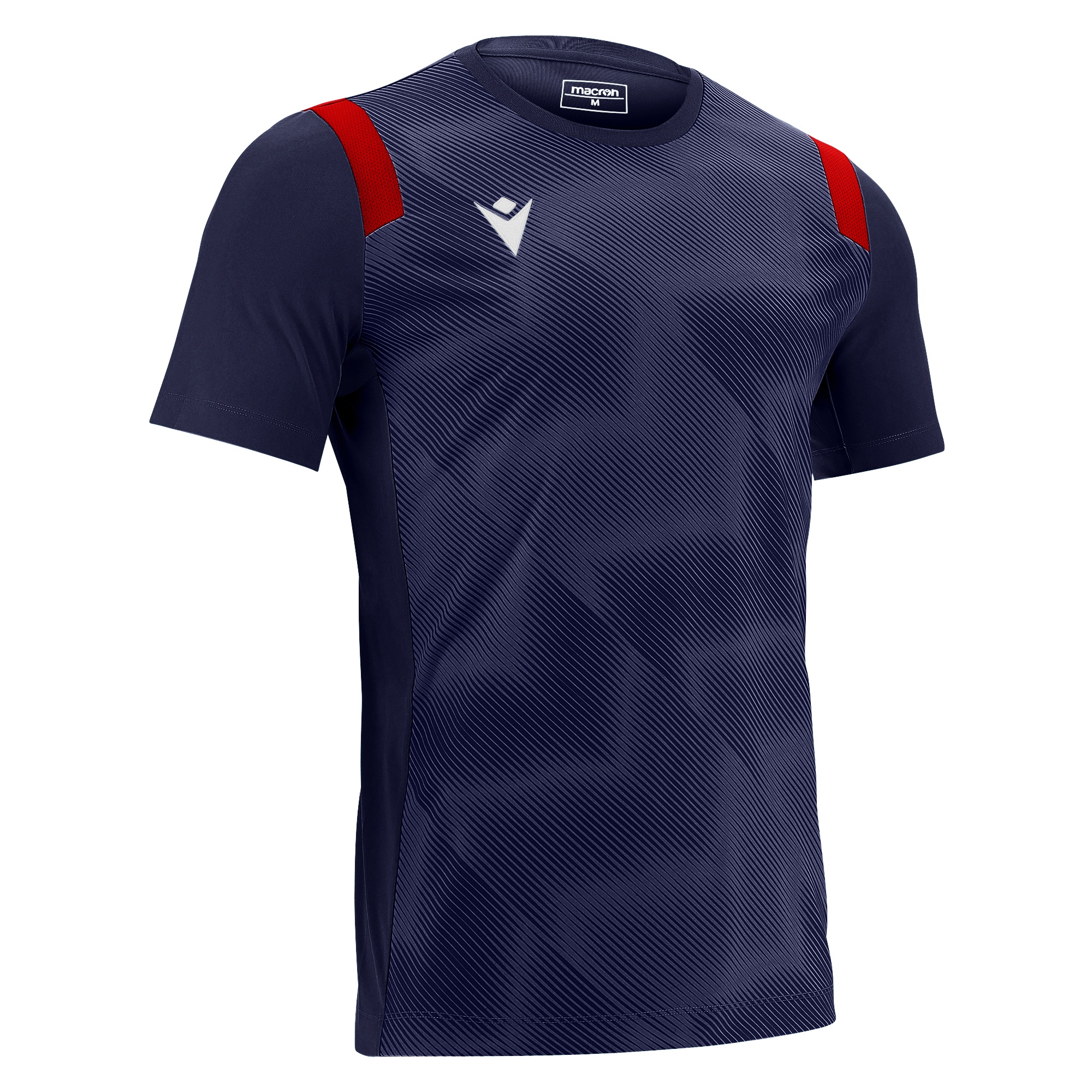 RODDERS SHIRT NAV/RED SS,2XS Macron.rs